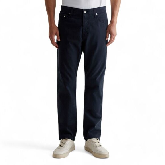 Ag Adriano Goldschmied Men's The Graduate Tailored Leg Chino Navy Blue 36x32 - Picture 1 of 14